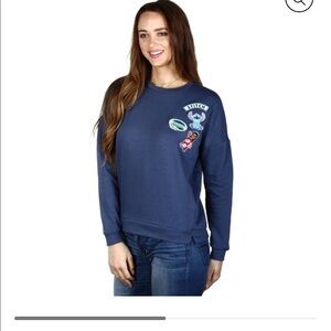 Disney Lilo & Stitch Junior's Crew Neck Sweatshirt